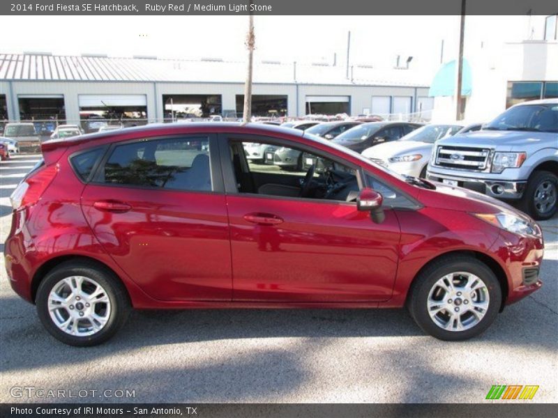 Ruby Red / Medium Light Stone 2014 Ford Fiesta SE Hatchback