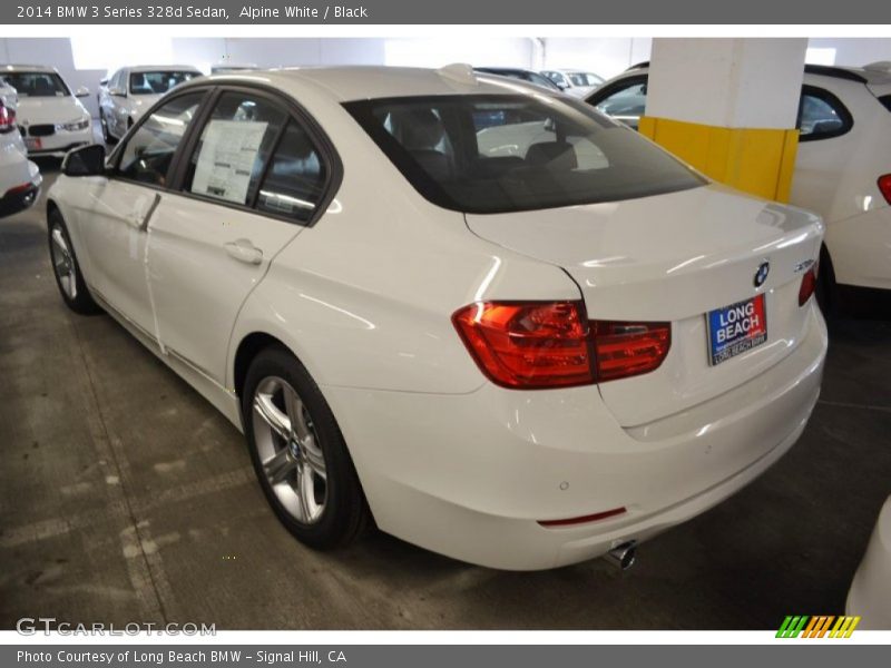Alpine White / Black 2014 BMW 3 Series 328d Sedan
