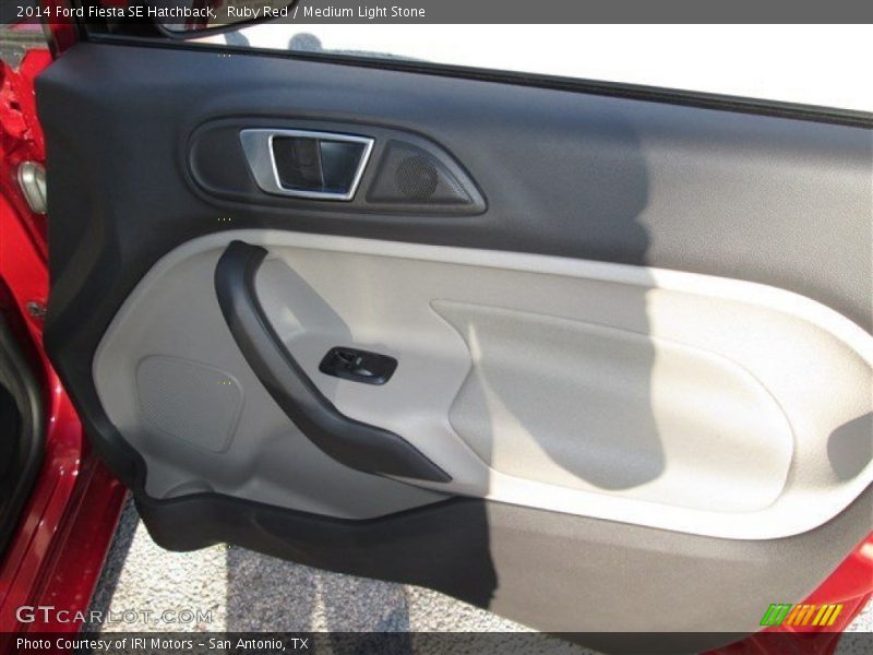 Ruby Red / Medium Light Stone 2014 Ford Fiesta SE Hatchback