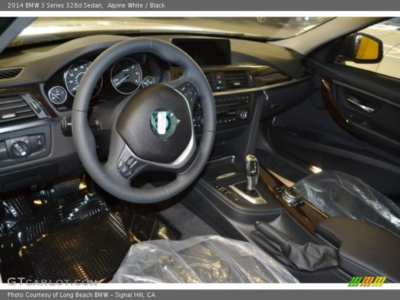 Alpine White / Black 2014 BMW 3 Series 328d Sedan