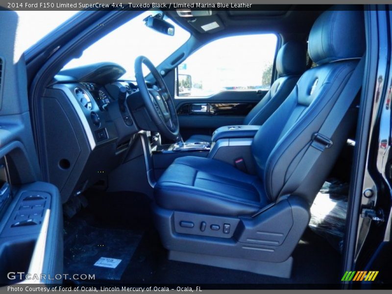  2014 F150 Limited SuperCrew 4x4 Limited Marina Blue Leather Interior