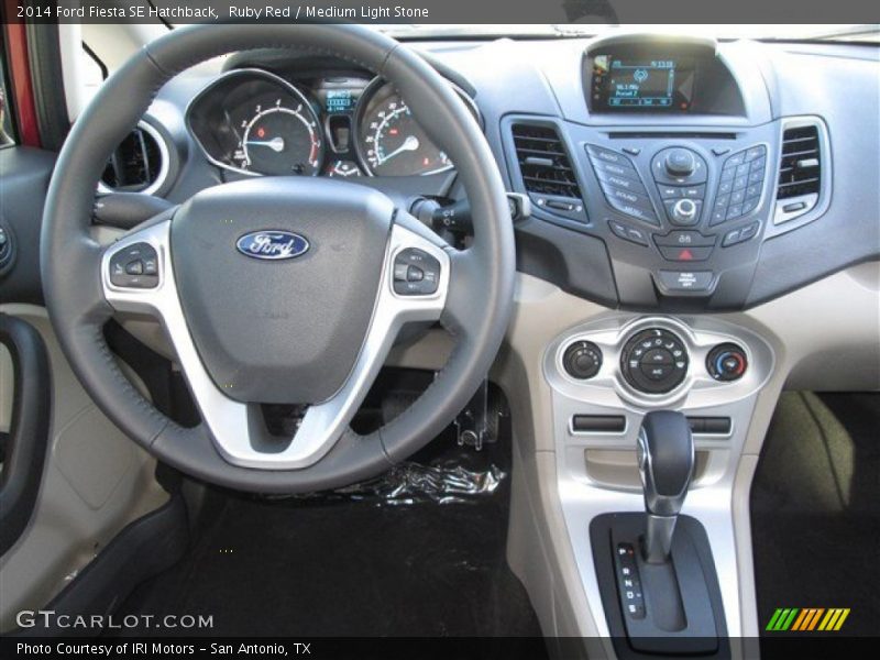 Ruby Red / Medium Light Stone 2014 Ford Fiesta SE Hatchback