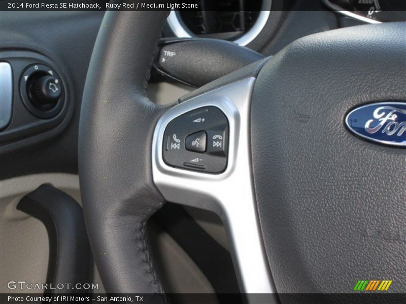 Ruby Red / Medium Light Stone 2014 Ford Fiesta SE Hatchback