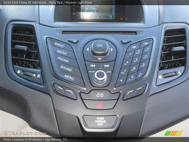 Ruby Red / Medium Light Stone 2014 Ford Fiesta SE Hatchback