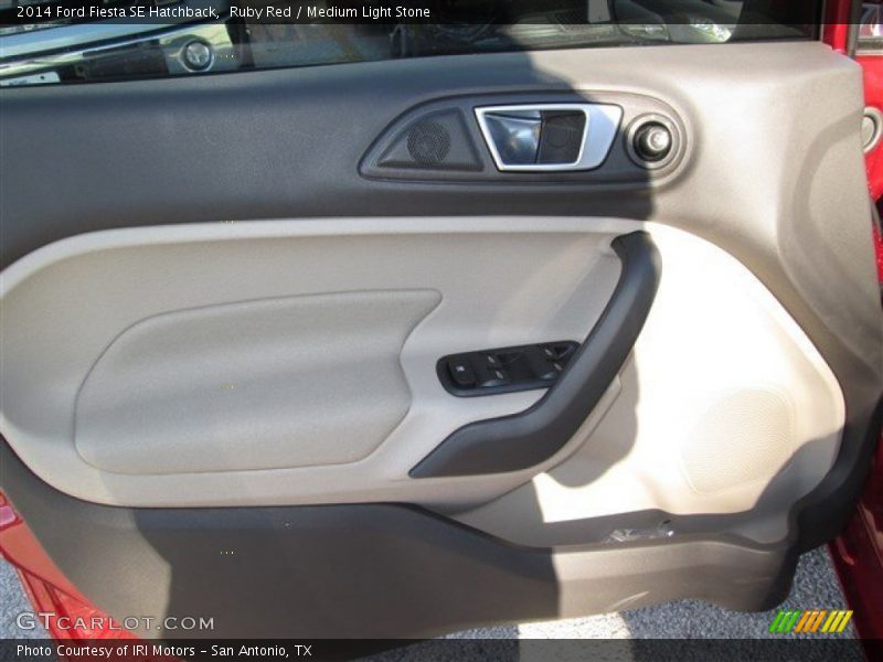 Ruby Red / Medium Light Stone 2014 Ford Fiesta SE Hatchback