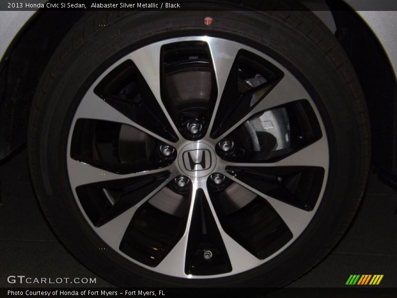 Alabaster Silver Metallic / Black 2013 Honda Civic Si Sedan