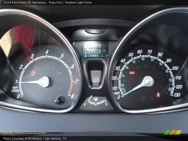 Ruby Red / Medium Light Stone 2014 Ford Fiesta SE Hatchback