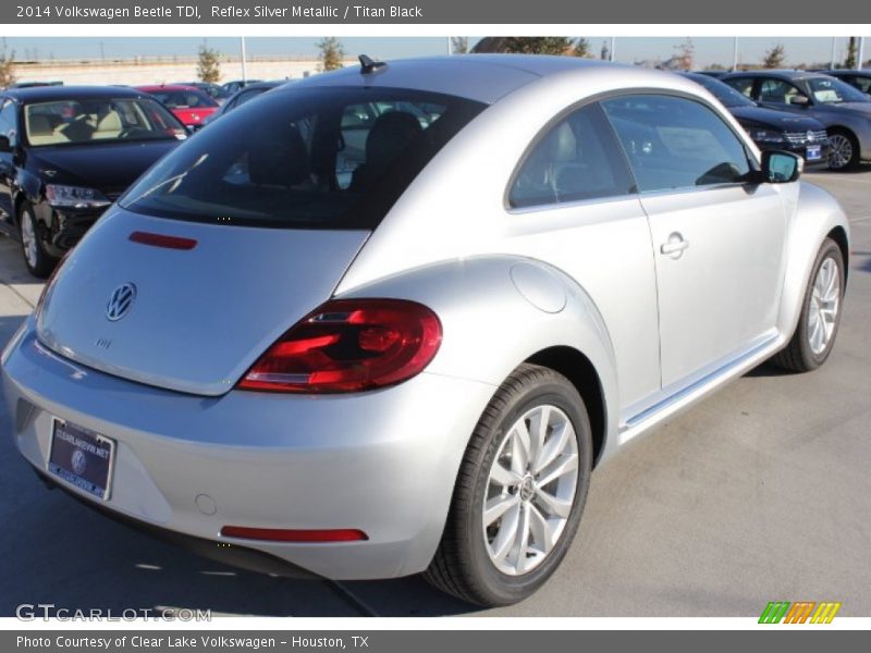 Reflex Silver Metallic / Titan Black 2014 Volkswagen Beetle TDI