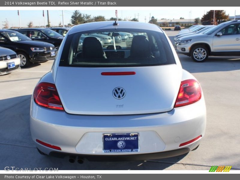 Reflex Silver Metallic / Titan Black 2014 Volkswagen Beetle TDI