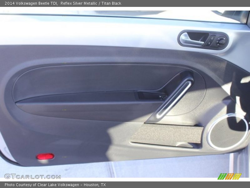 Reflex Silver Metallic / Titan Black 2014 Volkswagen Beetle TDI