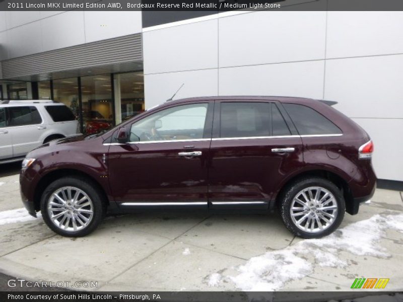 Bordeaux Reserve Red Metallic / Medium Light Stone 2011 Lincoln MKX Limited Edition AWD