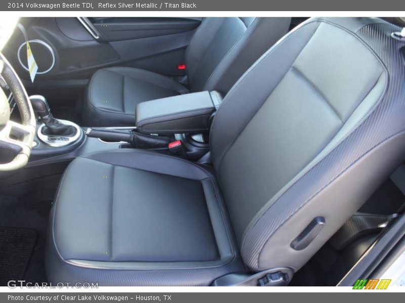 Reflex Silver Metallic / Titan Black 2014 Volkswagen Beetle TDI