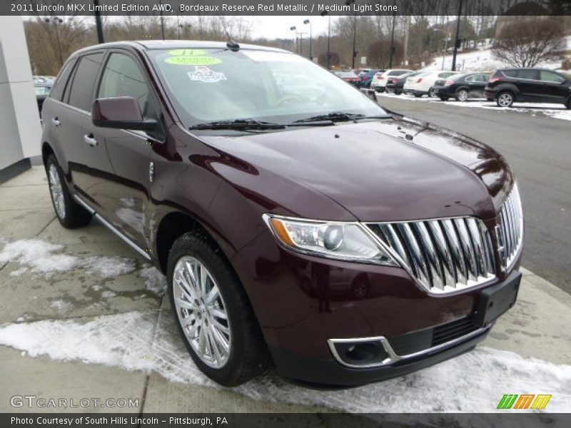 Bordeaux Reserve Red Metallic / Medium Light Stone 2011 Lincoln MKX Limited Edition AWD