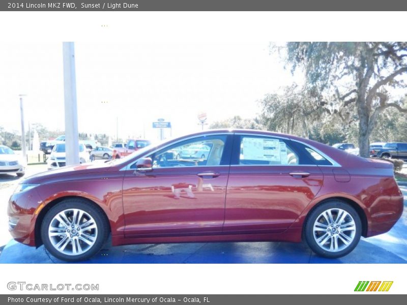 Sunset / Light Dune 2014 Lincoln MKZ FWD