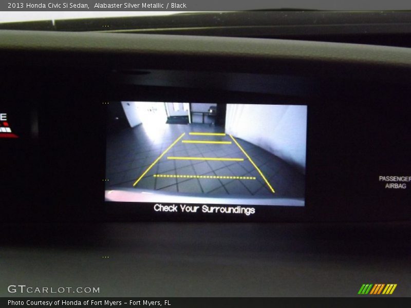 Alabaster Silver Metallic / Black 2013 Honda Civic Si Sedan