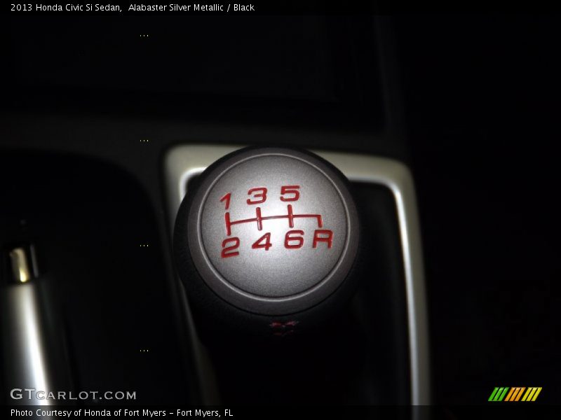 Alabaster Silver Metallic / Black 2013 Honda Civic Si Sedan