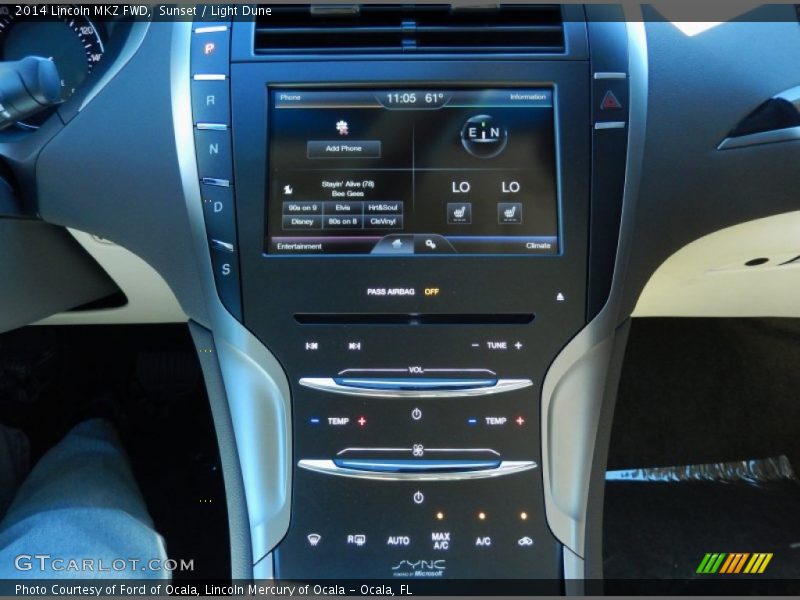 Sunset / Light Dune 2014 Lincoln MKZ FWD