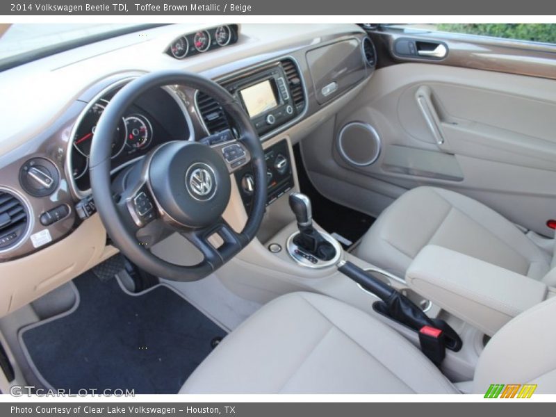 Toffee Brown Metallic / Beige 2014 Volkswagen Beetle TDI