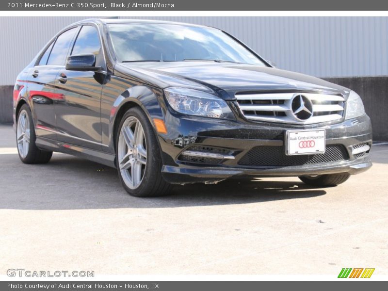 Black / Almond/Mocha 2011 Mercedes-Benz C 350 Sport