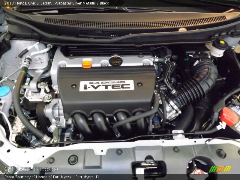 Alabaster Silver Metallic / Black 2013 Honda Civic Si Sedan