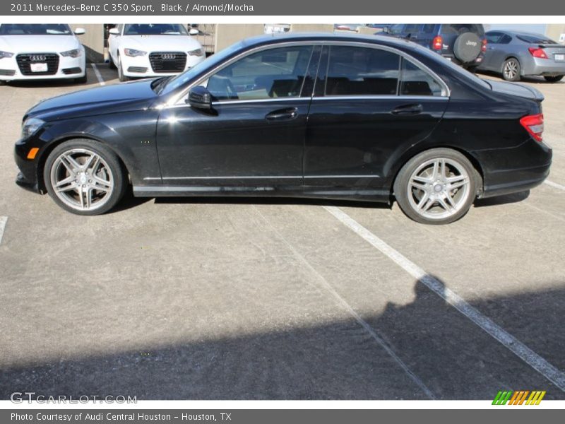 Black / Almond/Mocha 2011 Mercedes-Benz C 350 Sport