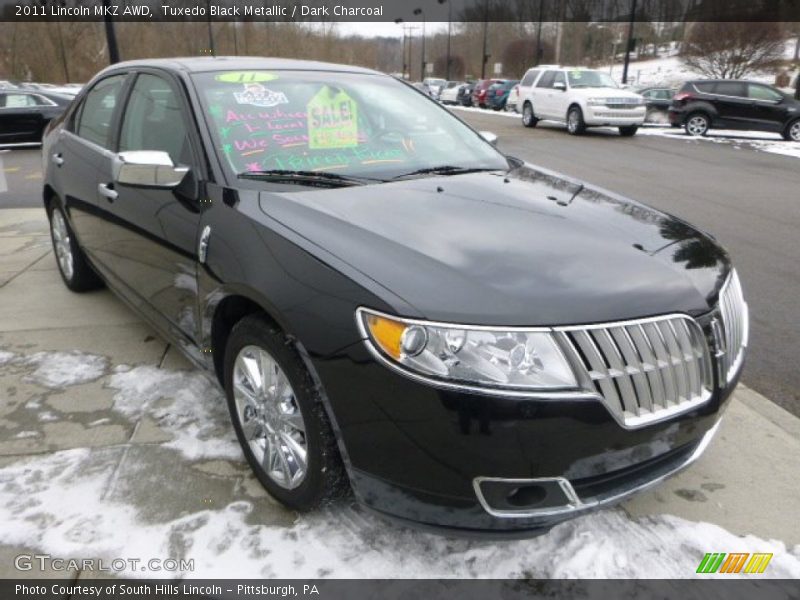 Tuxedo Black Metallic / Dark Charcoal 2011 Lincoln MKZ AWD
