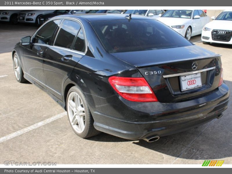 Black / Almond/Mocha 2011 Mercedes-Benz C 350 Sport