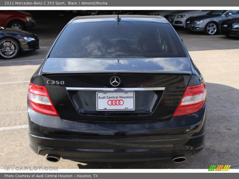Black / Almond/Mocha 2011 Mercedes-Benz C 350 Sport