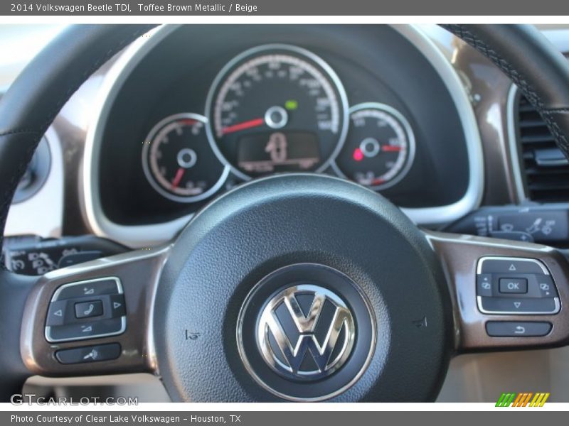 Toffee Brown Metallic / Beige 2014 Volkswagen Beetle TDI
