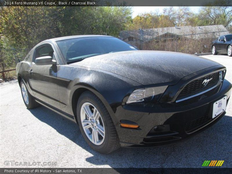 Black / Charcoal Black 2014 Ford Mustang V6 Coupe