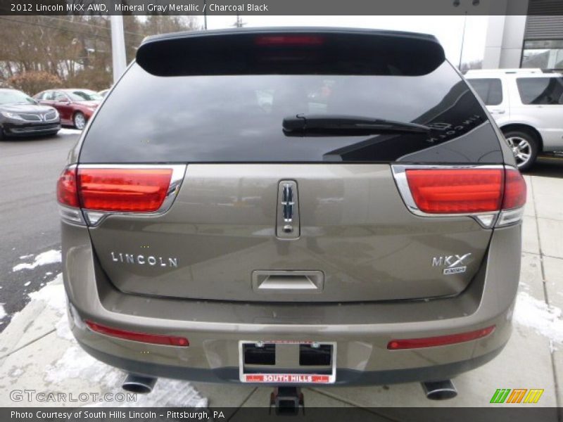 Mineral Gray Metallic / Charcoal Black 2012 Lincoln MKX AWD