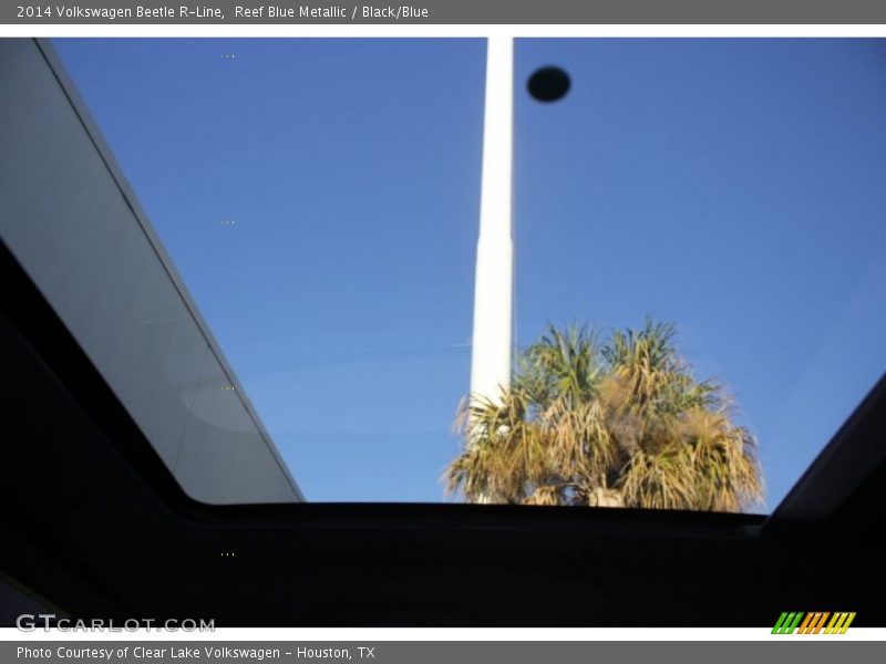 Reef Blue Metallic / Black/Blue 2014 Volkswagen Beetle R-Line