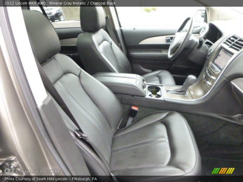 Mineral Gray Metallic / Charcoal Black 2012 Lincoln MKX AWD