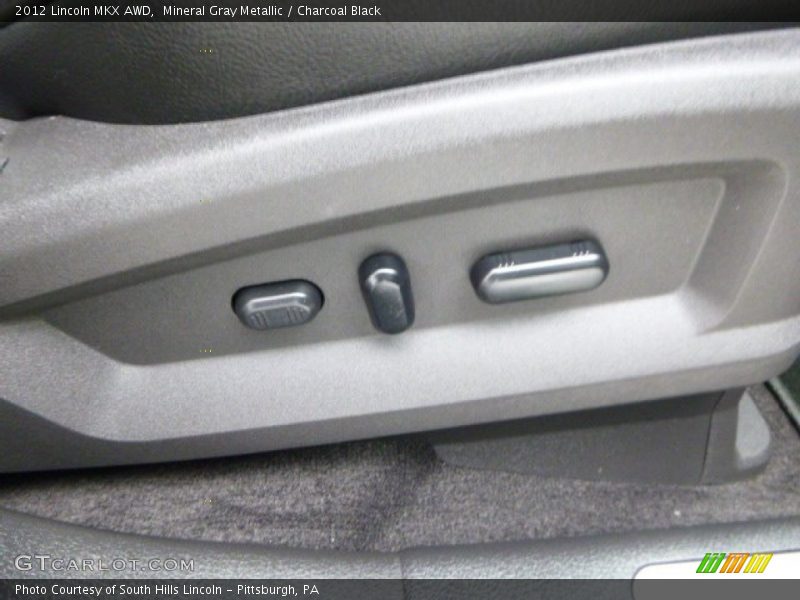 Mineral Gray Metallic / Charcoal Black 2012 Lincoln MKX AWD