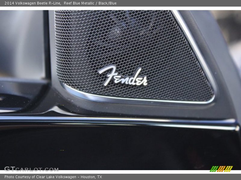 Reef Blue Metallic / Black/Blue 2014 Volkswagen Beetle R-Line