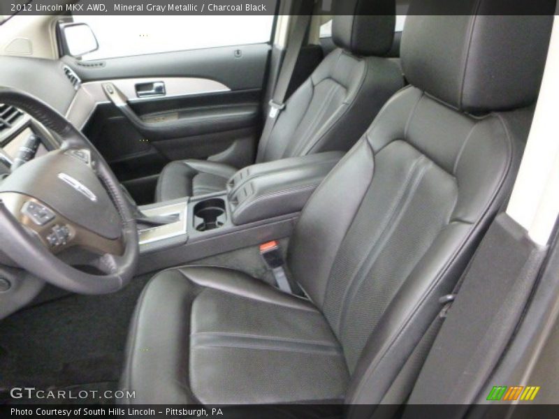 Mineral Gray Metallic / Charcoal Black 2012 Lincoln MKX AWD