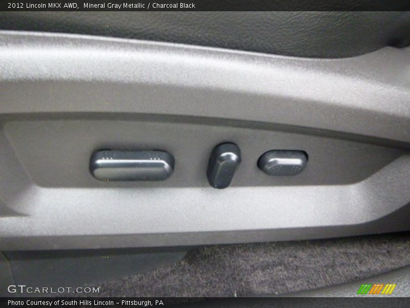 Mineral Gray Metallic / Charcoal Black 2012 Lincoln MKX AWD
