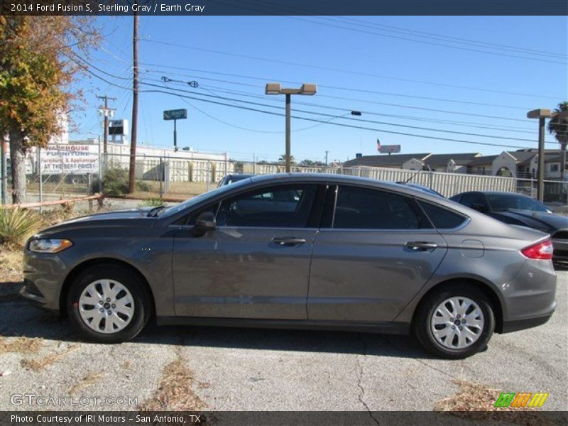 Sterling Gray / Earth Gray 2014 Ford Fusion S