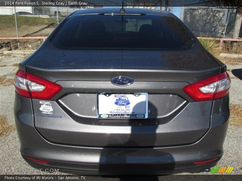 Sterling Gray / Earth Gray 2014 Ford Fusion S