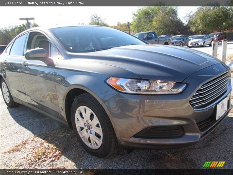 Sterling Gray / Earth Gray 2014 Ford Fusion S