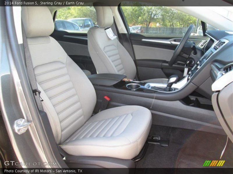 Sterling Gray / Earth Gray 2014 Ford Fusion S