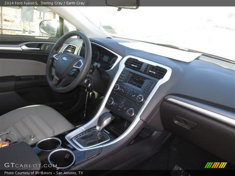 Sterling Gray / Earth Gray 2014 Ford Fusion S