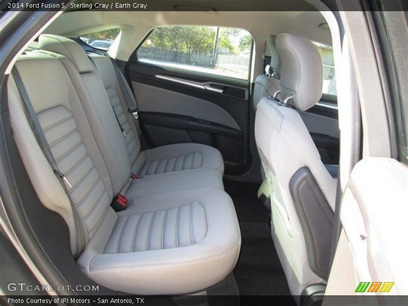 Sterling Gray / Earth Gray 2014 Ford Fusion S