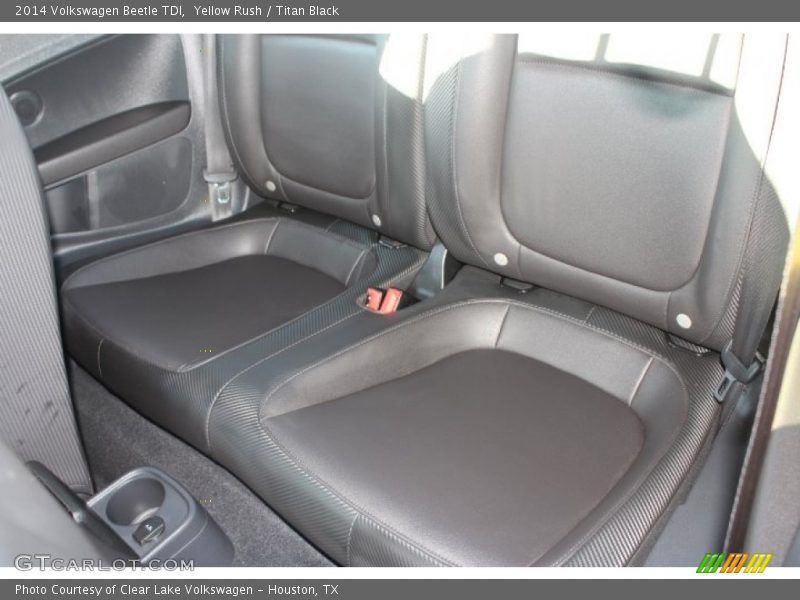 Yellow Rush / Titan Black 2014 Volkswagen Beetle TDI
