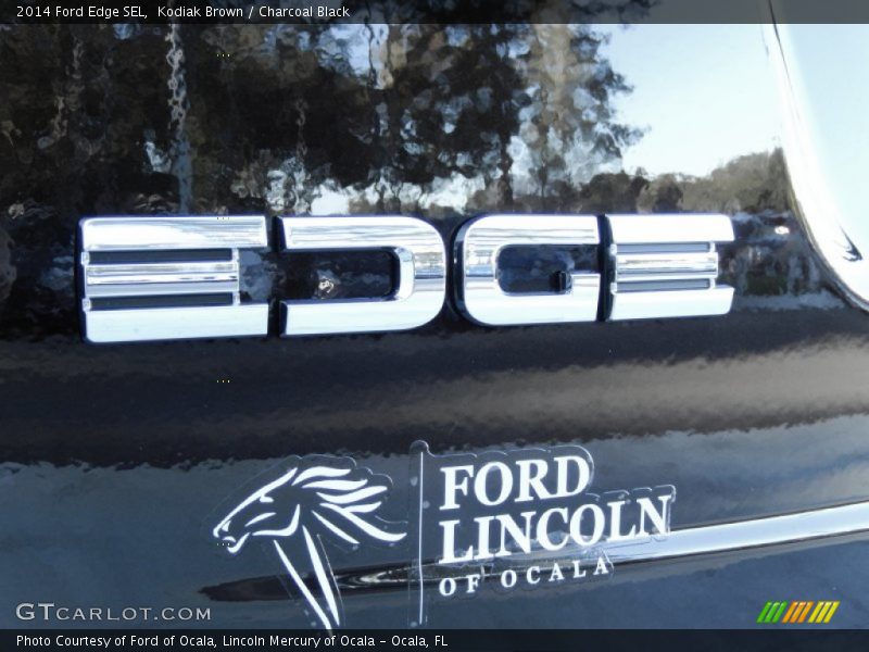Kodiak Brown / Charcoal Black 2014 Ford Edge SEL