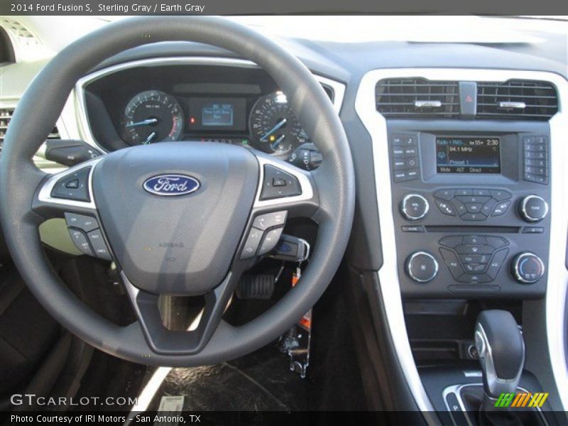 Sterling Gray / Earth Gray 2014 Ford Fusion S