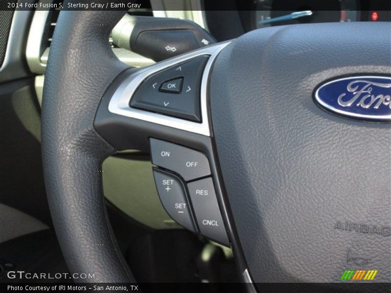 Sterling Gray / Earth Gray 2014 Ford Fusion S