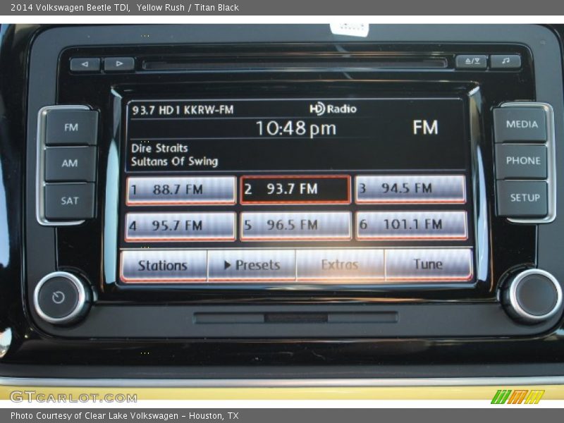 Yellow Rush / Titan Black 2014 Volkswagen Beetle TDI