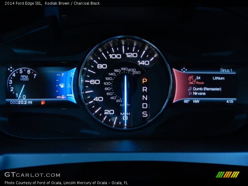 Kodiak Brown / Charcoal Black 2014 Ford Edge SEL