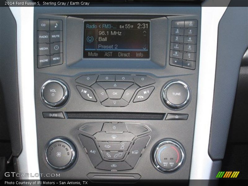 Sterling Gray / Earth Gray 2014 Ford Fusion S